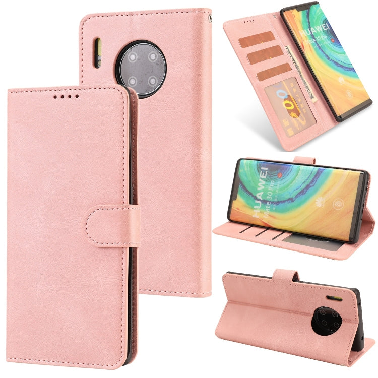 For Huawei Mate 30 Pro Fantasy Classic Skin-feel Calfskin Texture Magnetic Buckle Horizontal Flip PU Leather Case with Holder & Card Slot & Wallet