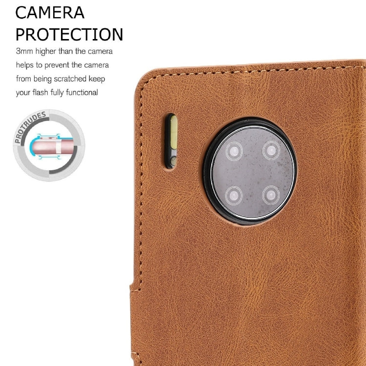 For Huawei Mate 30 Pro Fantasy Classic Skin-feel Calfskin Texture Magnetic Buckle Horizontal Flip PU Leather Case with Holder & Card Slot & Wallet