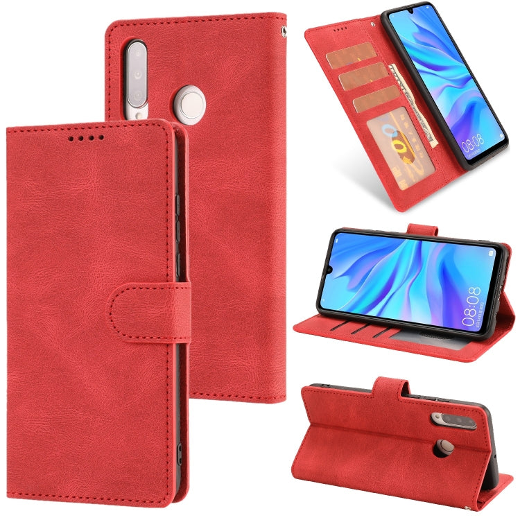 For Huawei P30 Lite / nova 4e Fantasy Classic Skin-feel Calfskin Texture Magnetic Buckle Horizontal Flip PU Leather Case with Holder & Card Slot & Wallet