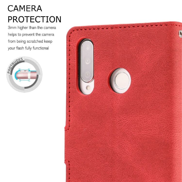 For Huawei P30 Lite / nova 4e Fantasy Classic Skin-feel Calfskin Texture Magnetic Buckle Horizontal Flip PU Leather Case with Holder & Card Slot & Wallet