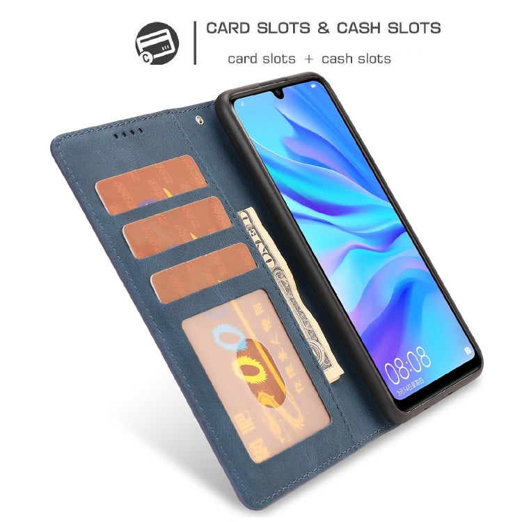 For Huawei P30 Lite / nova 4e Fantasy Classic Skin-feel Calfskin Texture Magnetic Buckle Horizontal Flip PU Leather Case with Holder & Card Slot & Wallet
