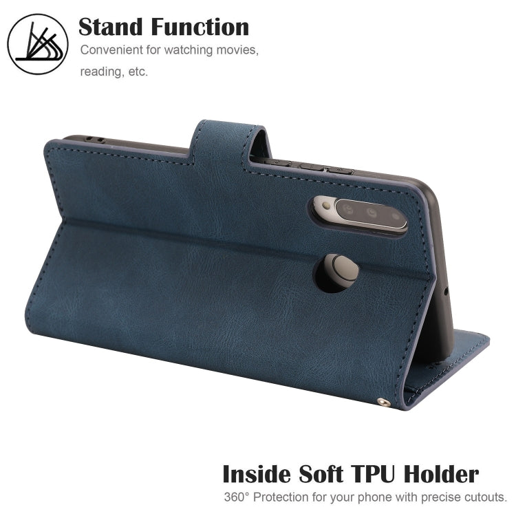 For Huawei P30 Lite / nova 4e Fantasy Classic Skin-feel Calfskin Texture Magnetic Buckle Horizontal Flip PU Leather Case with Holder & Card Slot & Wallet