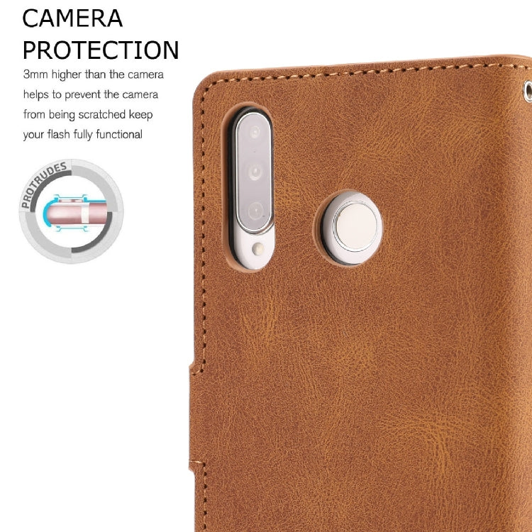 For Huawei P30 Lite / nova 4e Fantasy Classic Skin-feel Calfskin Texture Magnetic Buckle Horizontal Flip PU Leather Case with Holder & Card Slot & Wallet