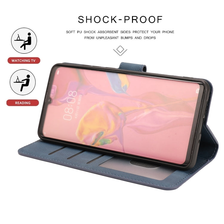 For Huawei P30 Pro Fantasy Classic Skin-feel Calfskin Texture Magnetic Buckle Horizontal Flip PU Leather Case with Holder & Card Slot & Wallet