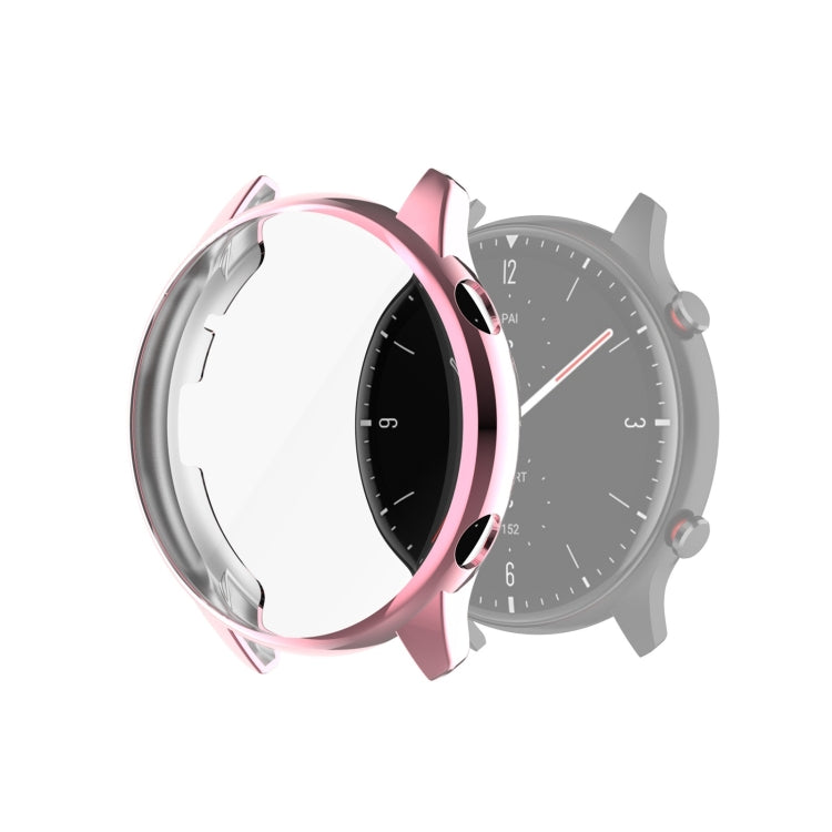 For Amazfit GTR 2 A1951 Full Coverage TPU Electroplating Protective Case Cover