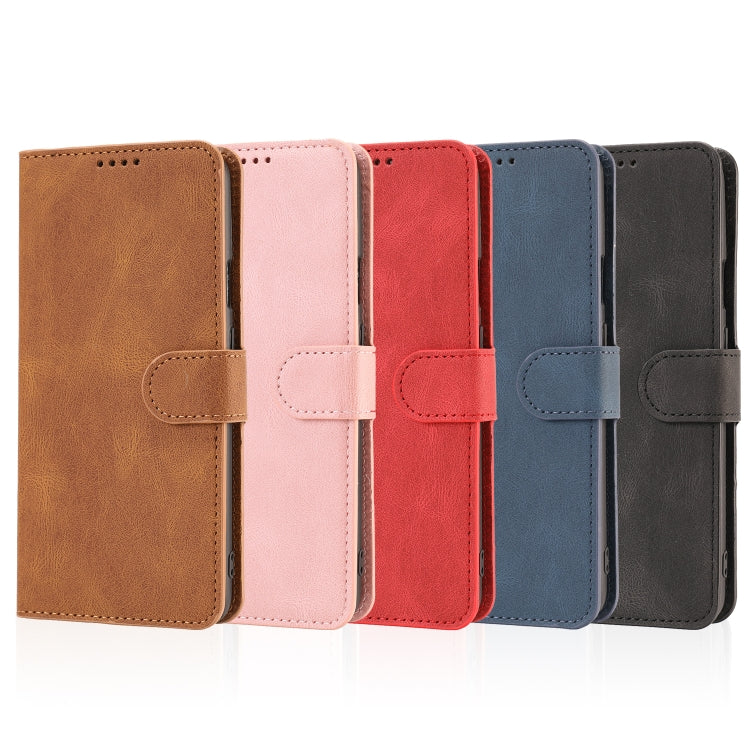 For Xiaomi Redmi 9A Fantasy Classic Skin-feel Calfskin Texture Magnetic Buckle Horizontal Flip PU Leather Case with Holder & Card Slot & Wallet