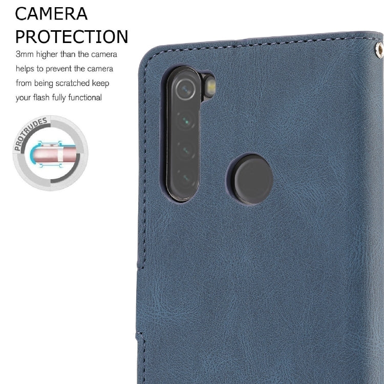 For Xiaomi Redmi Note 8T Fantasy Classic Skin-feel Calfskin Texture Magnetic Buckle Horizontal Flip PU Leather Case with Holder & Card Slot & Wallet