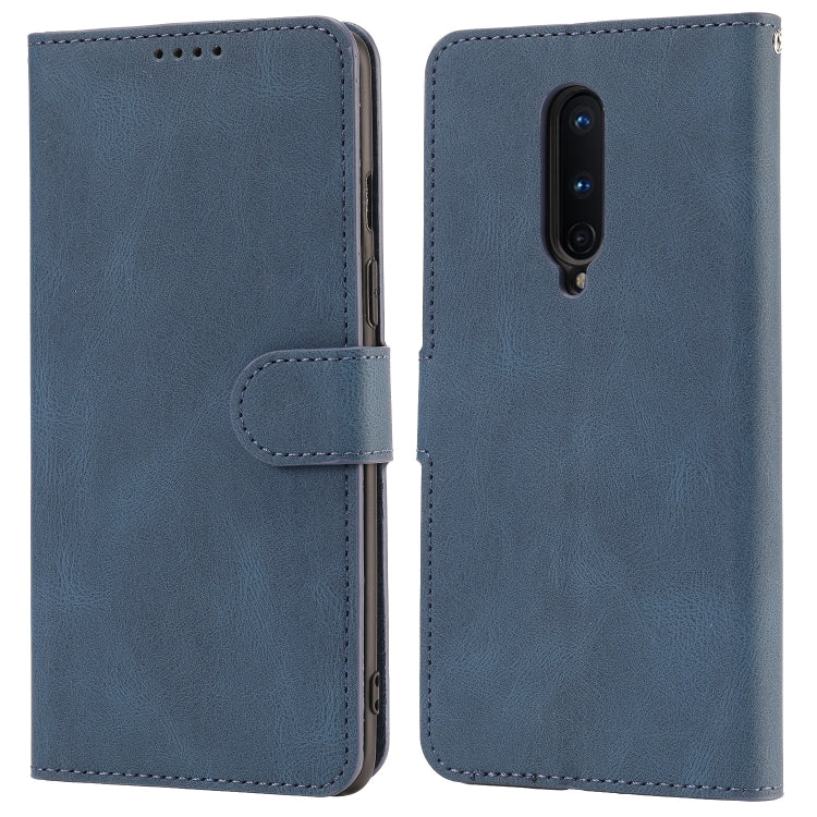 For OnePlus 8 Fantasy Classic Skin-feel Calfskin Texture Magnetic Buckle Horizontal Flip PU Leather Case with Holder & Card Slot & Wallet