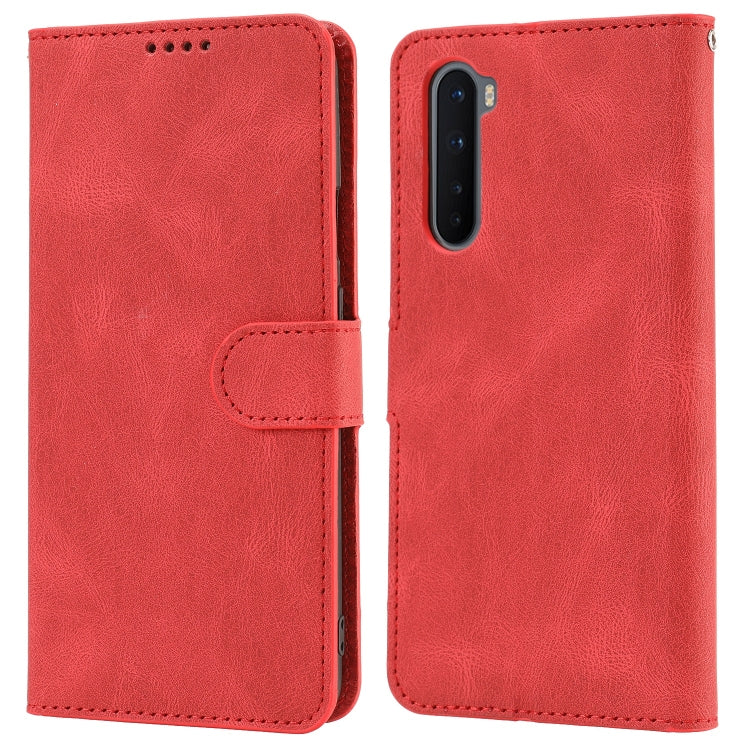 For OnePlus Nord Fantasy Classic Skin-feel Calfskin Texture Magnetic Buckle Horizontal Flip PU Leather Case with Holder & Card Slot & Wallet