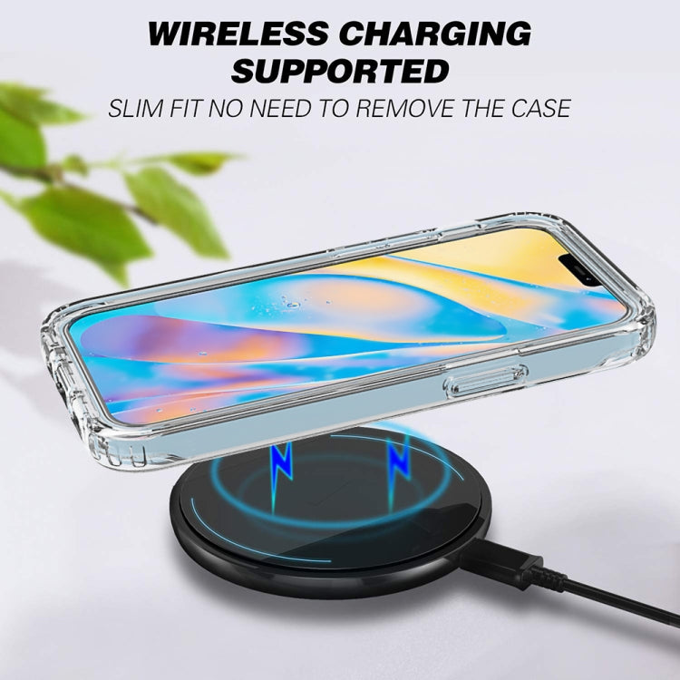 For iPhone 12 mini Shockproof  High Transparency Two-color Gradual Change PC+TPU Candy Colors Protective Case