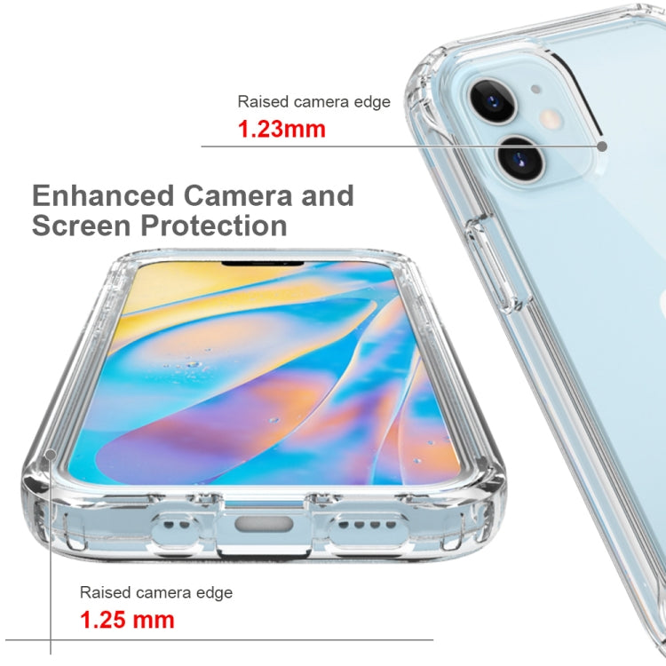 For iPhone 12 mini Shockproof  High Transparency Two-color Gradual Change PC+TPU Candy Colors Protective Case