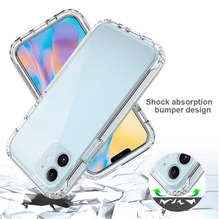 For iPhone 12 mini Shockproof  High Transparency Two-color Gradual Change PC+TPU Candy Colors Protective Case