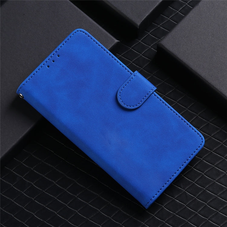 For Wiko View5 Plus Solid Color Skin Feel Magnetic Buckle Horizontal Flip Calf Texture PU Leather Case with Holder & Card Slots & Wallet