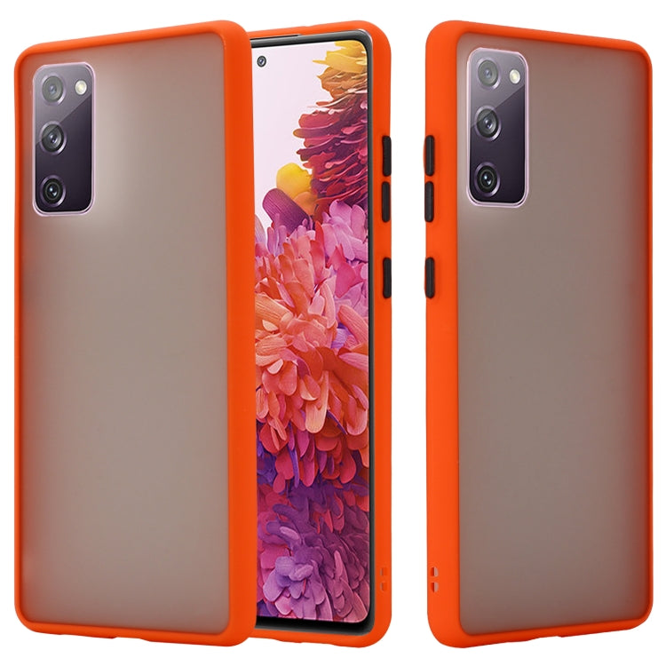 For Samsung Galaxy S20 FE Skin Hand Feeling Series Shockproof Frosted PC+ TPU Protective Case