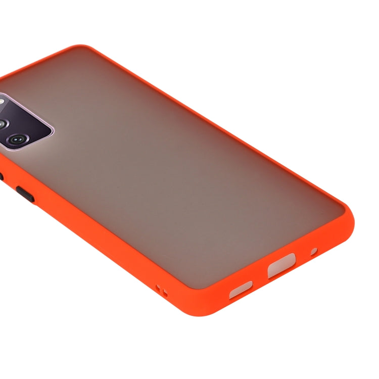For Samsung Galaxy S20 FE Skin Hand Feeling Series Shockproof Frosted PC+ TPU Protective Case