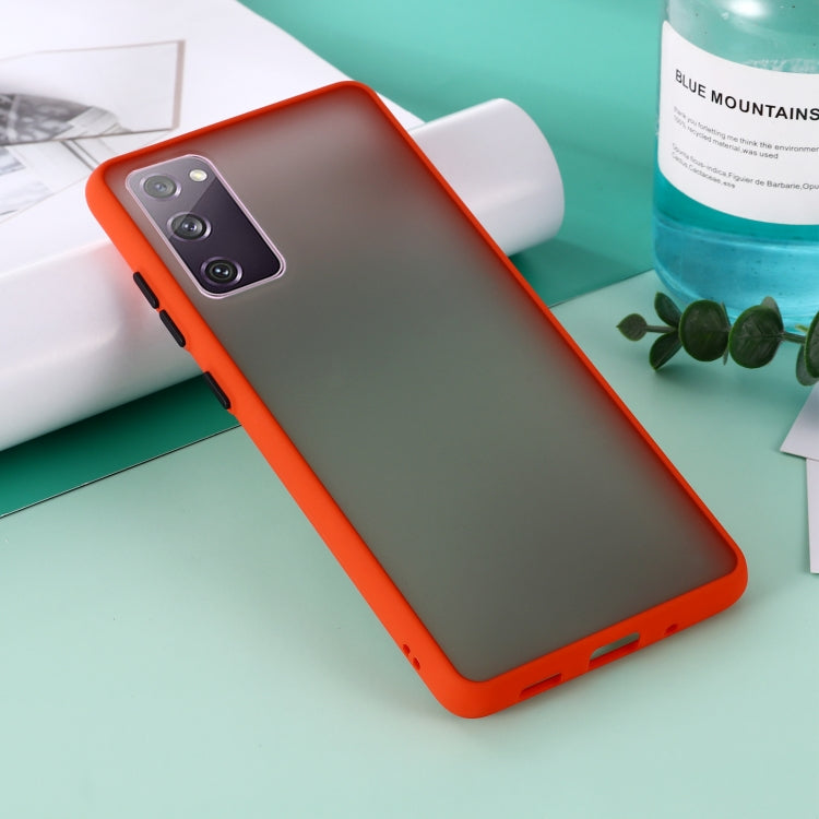 For Samsung Galaxy S20 FE Skin Hand Feeling Series Shockproof Frosted PC+ TPU Protective Case