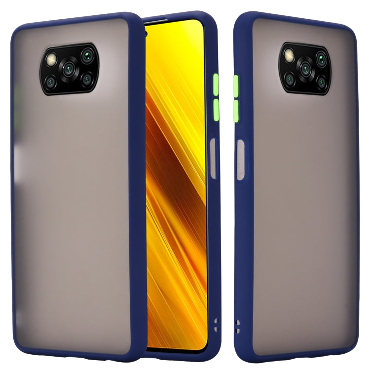 For Xiaomi Poco X3 / Poco X3 NFC Skin Hand Feeling Series Shockproof Frosted PC+ TPU Protective Case