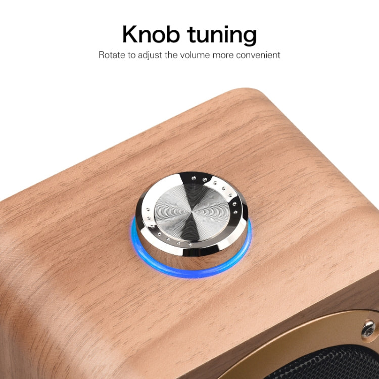 Q1B Subwoofer Wooden TWS Interconnection Wireless Bluetooth Speaker