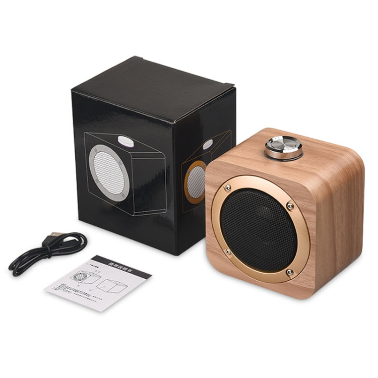 Q1B Subwoofer Wooden TWS Interconnection Wireless Bluetooth Speaker