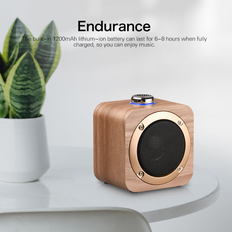 Q1B Subwoofer Wooden TWS Interconnection Wireless Bluetooth Speaker