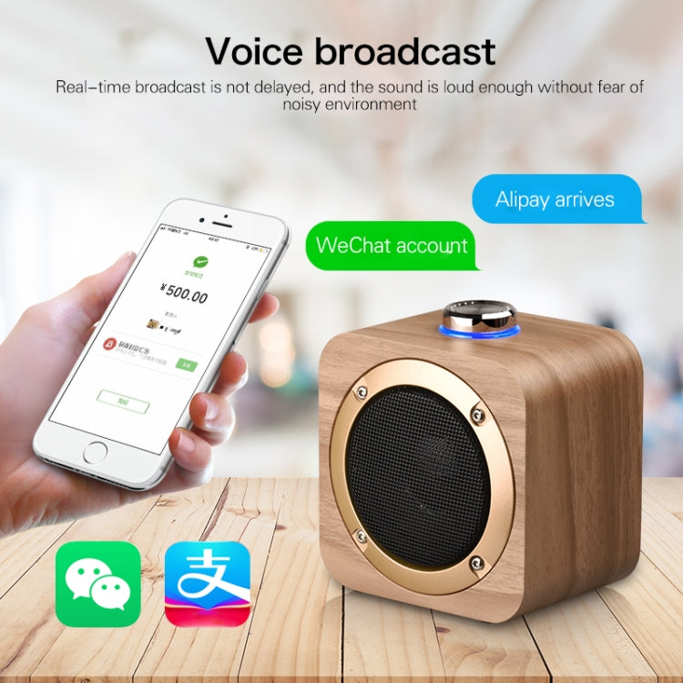 Q1B Subwoofer Wooden TWS Interconnection Wireless Bluetooth Speaker