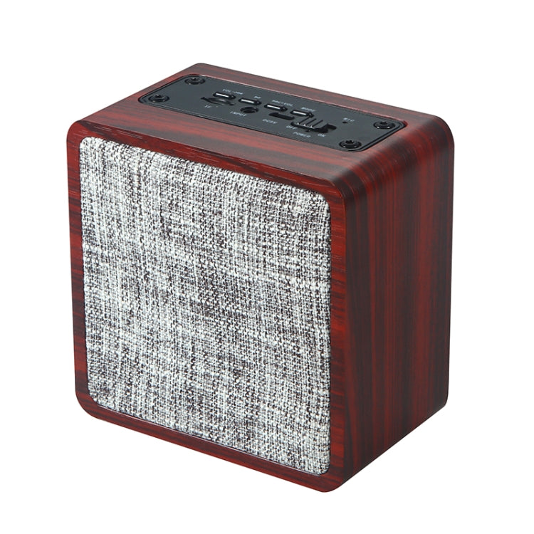 Q4 Wooden Fabric Bluetooth Speaker, Support TF Card & 3.5mm AUX