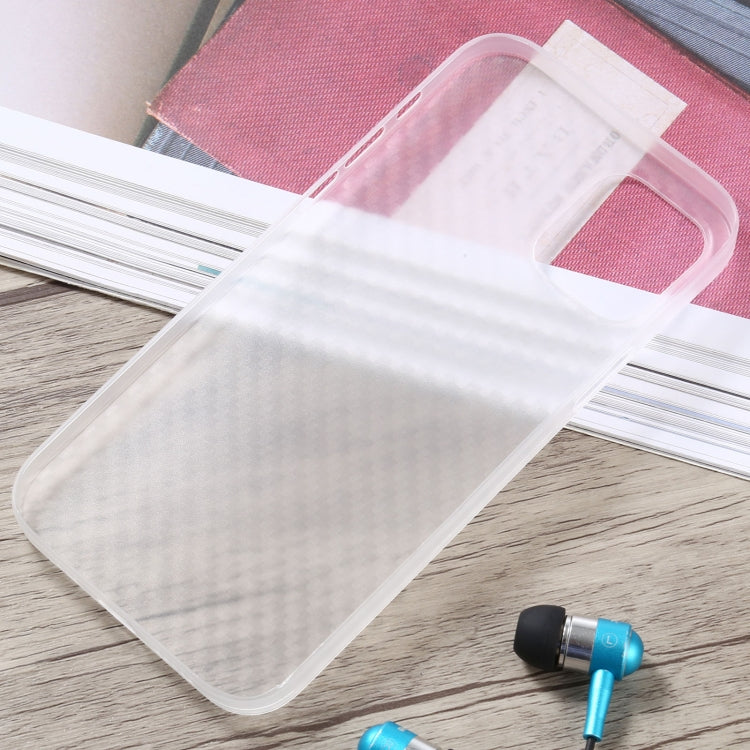 For iPhone 12 / 12 Pro Carbon Fiber Texture PP Protective Case