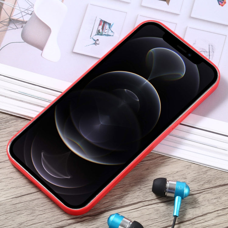 For iPhone 12 / 12 Pro Carbon Fiber Texture PP Protective Case
