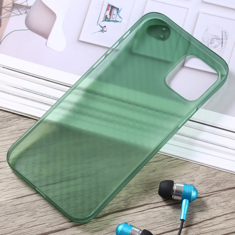 For iPhone 12 / 12 Pro Carbon Fiber Texture PP Protective Case