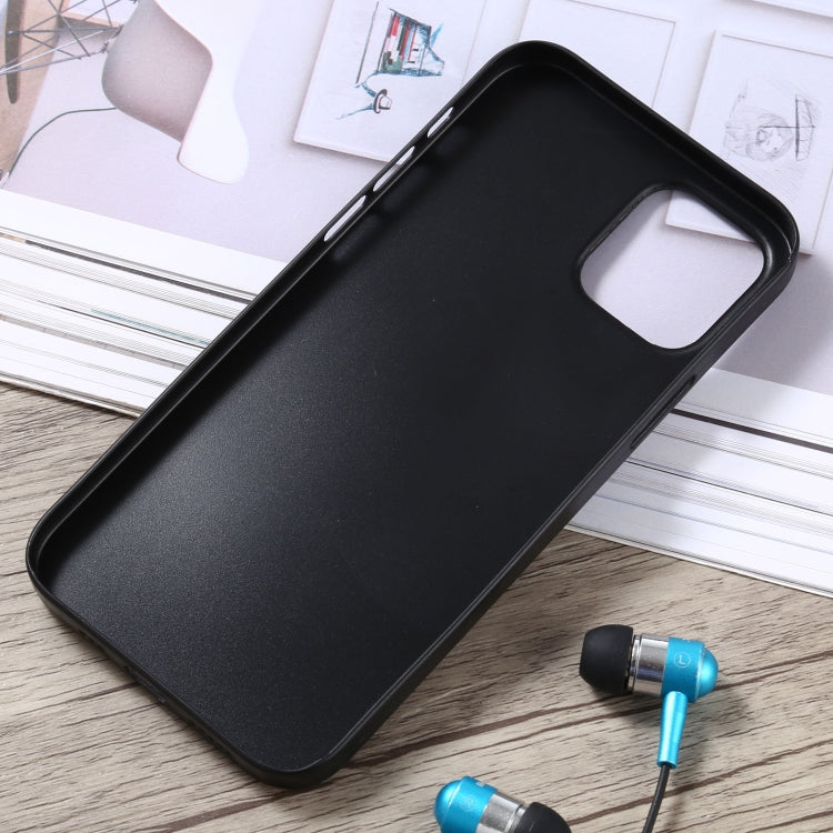 For iPhone 12 / 12 Pro Carbon Fiber Texture PP Protective Case