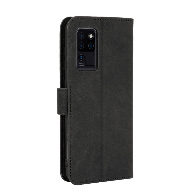 For Oukitel C21 / C21 Pro Solid Color Skin Feel Magnetic Buckle Horizontal Flip Calf Texture PU Leather Case with Holder & Card Slots & Wallet