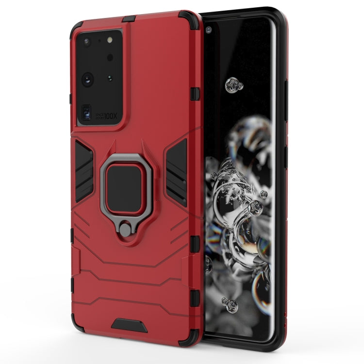For Samsung Galaxy S30 Ultra PC + TPU Shockproof Protective Case with Magnetic Ring Holder