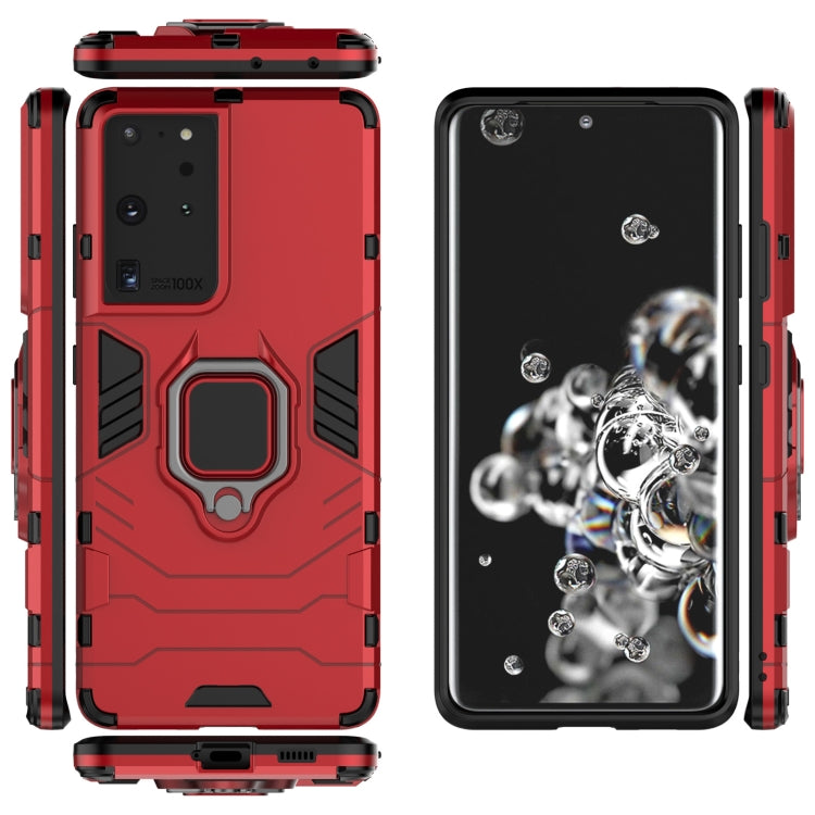 For Samsung Galaxy S30 Ultra PC + TPU Shockproof Protective Case with Magnetic Ring Holder