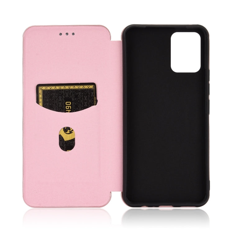 For vivo V20 4G (Indian Version) Carbon Fiber Texture Horizontal Flip TPU + PC + PU Leather Case with Card Slot