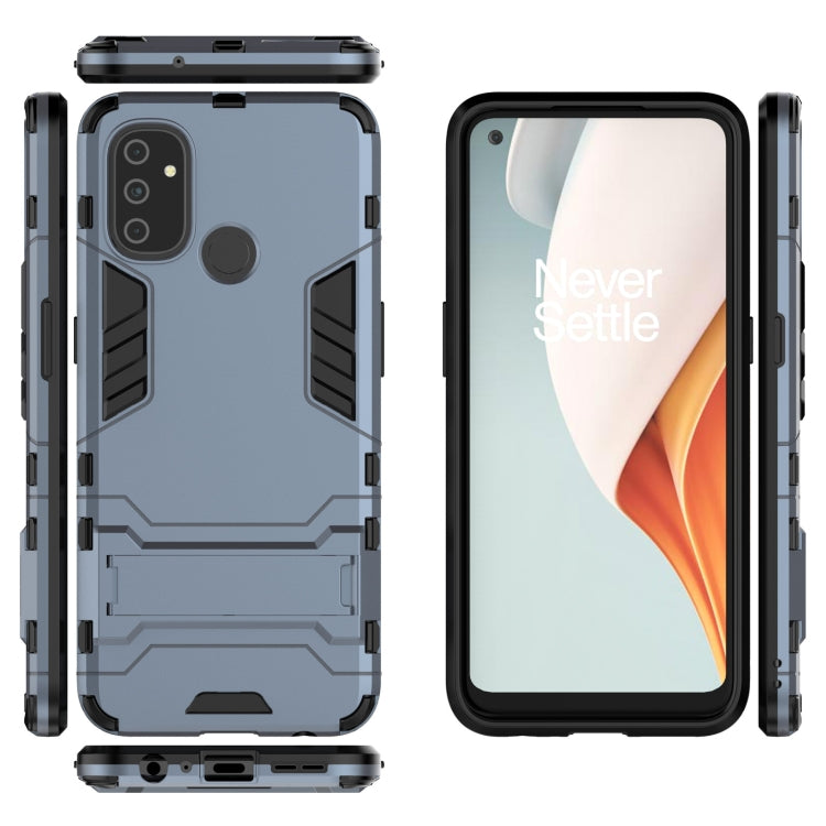 For OnePlus Nord N100 Shockproof PC + TPU Protective Case with Hidden Holder