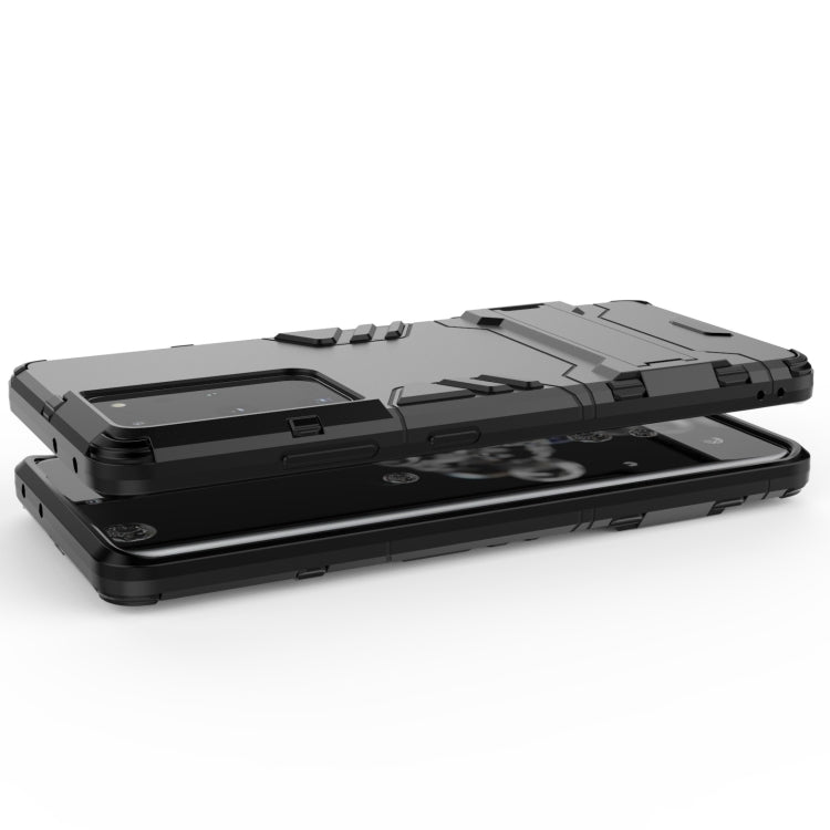 For Samsung Galaxy S21 Ultra 5G Shockproof PC + TPU Protective Case with Hidden Holder