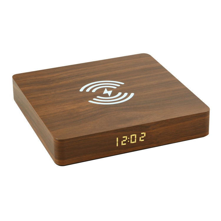 W50 Wooden Clock Wireless Charger