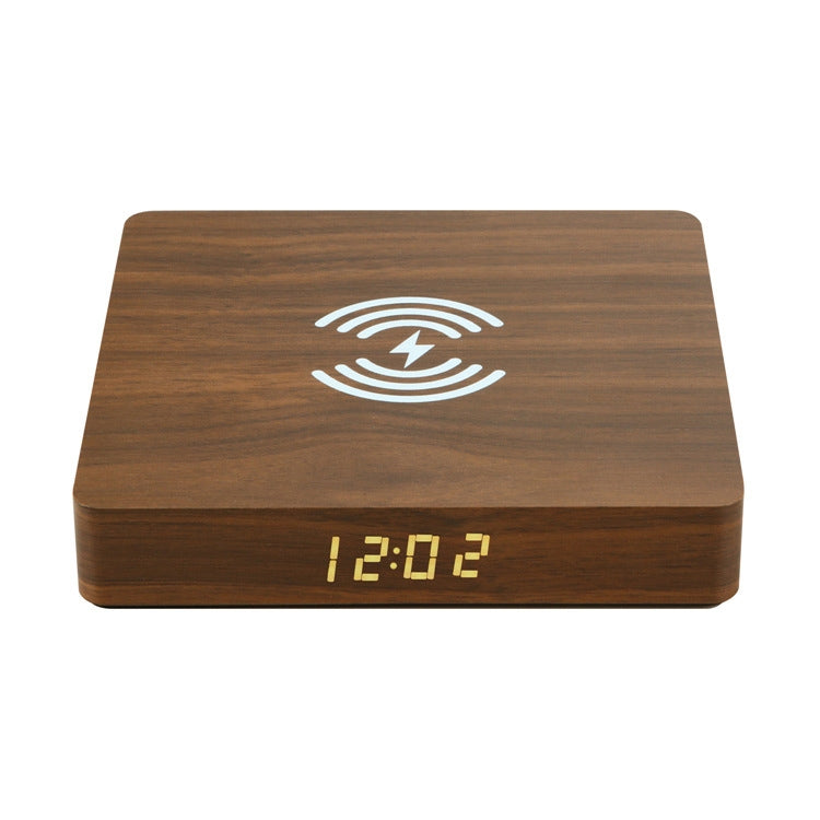 W50 Wooden Clock Wireless Charger