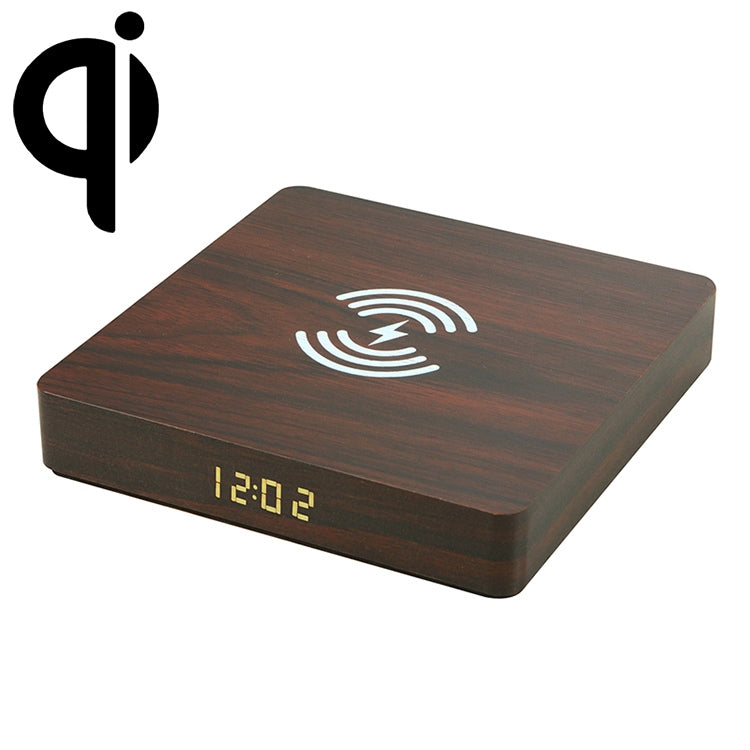 W50 Wooden Clock Wireless Charger