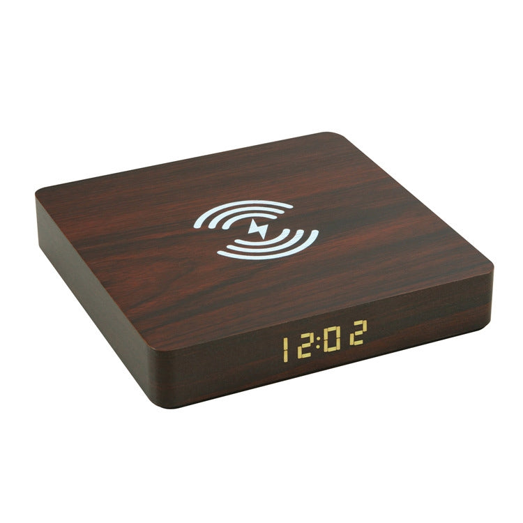 W50 Wooden Clock Wireless Charger
