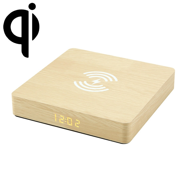 W50 Wooden Clock Wireless Charger