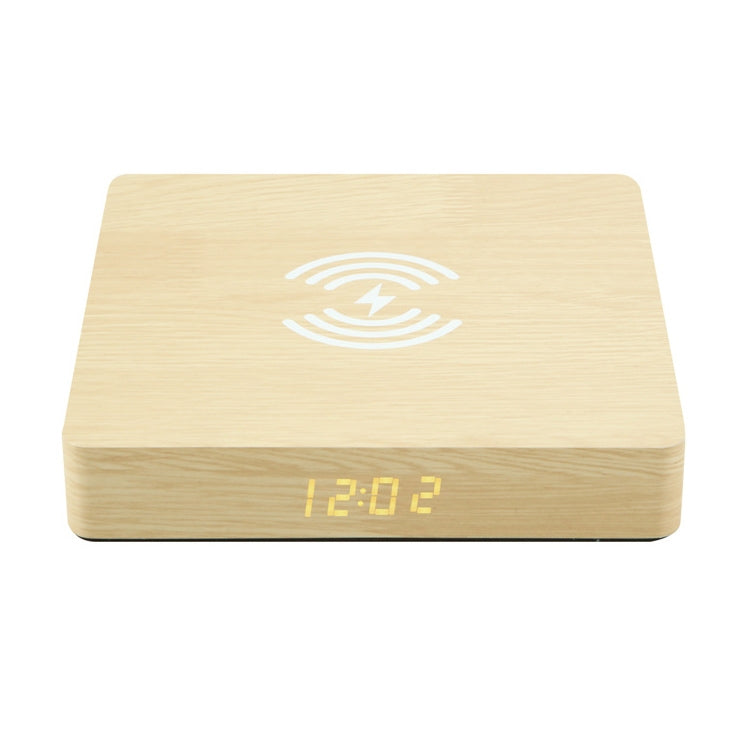 W50 Wooden Clock Wireless Charger