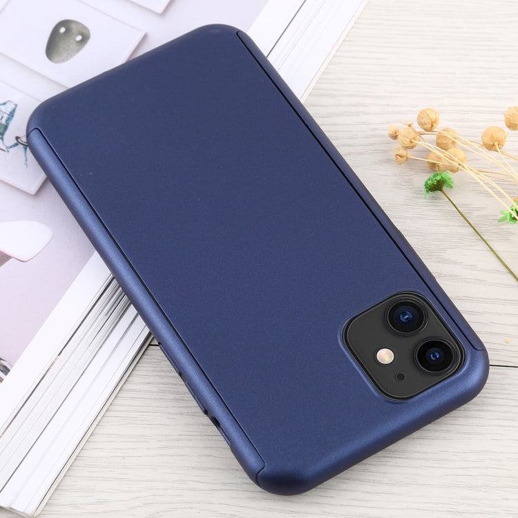 For iPhone 12 mini Shockproof PC Full Coverage Protective Case with Tempered Glass Film