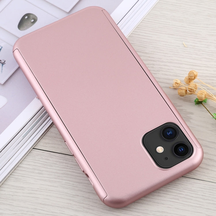 For iPhone 12 mini Shockproof PC Full Coverage Protective Case with Tempered Glass Film