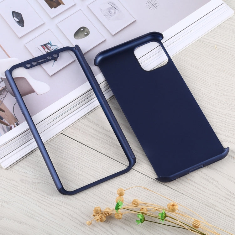 For iPhone 12 Pro Max Shockproof PC Full Coverage Protective Case with Tempered Glass Film
