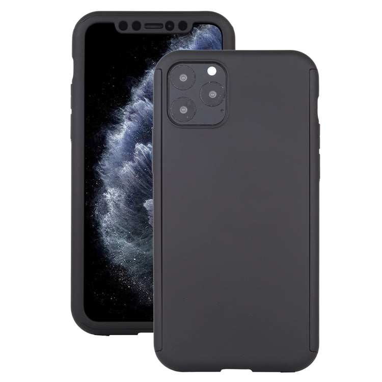 For iPhone 12 Pro Max Shockproof PC Full Coverage Protective Case with Tempered Glass Film