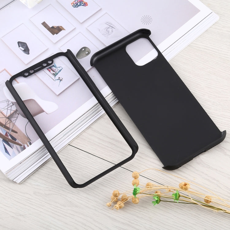 For iPhone 12 Pro Max Shockproof PC Full Coverage Protective Case with Tempered Glass Film