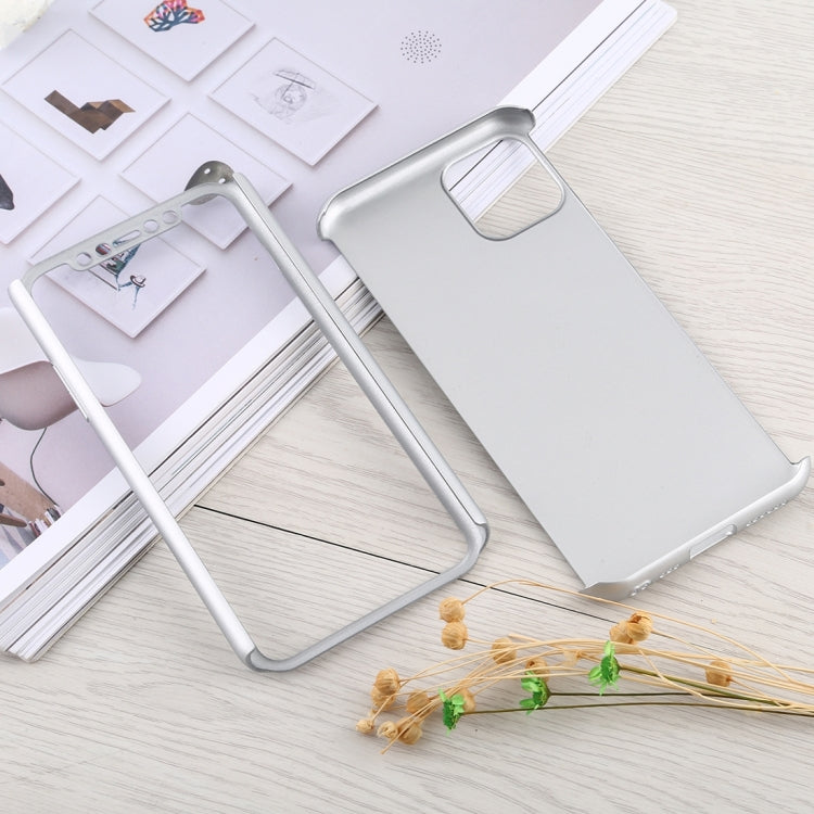 For iPhone 12 Pro Max Shockproof PC Full Coverage Protective Case with Tempered Glass Film