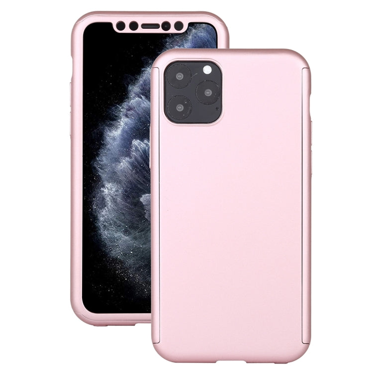 For iPhone 12 Pro Max Shockproof PC Full Coverage Protective Case with Tempered Glass Film