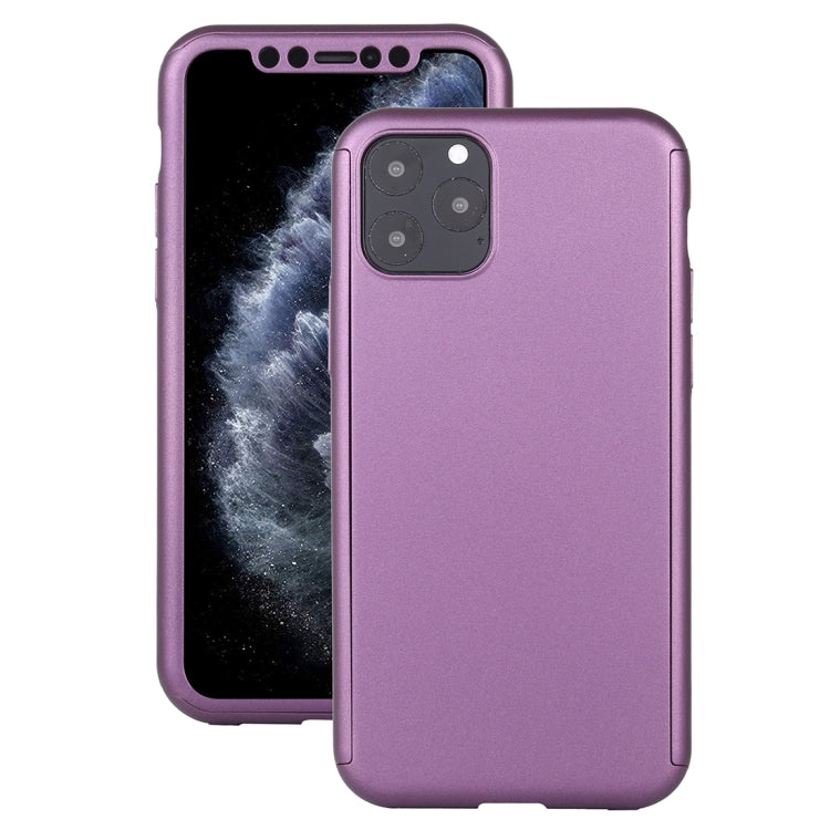 For iPhone 12 Pro Max Shockproof PC Full Coverage Protective Case with Tempered Glass Film